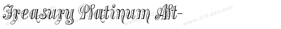 Treasury Platinum Alt字体转换